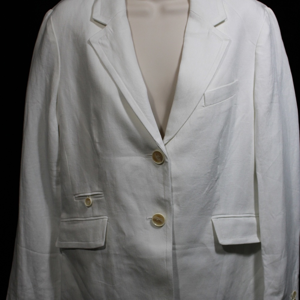 NWT White Talbots Jacket